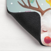 トナカイクリスマスオーナメント マウスパッド (コーナー)