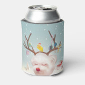 トナカイクリスマスオーナメント 缶クーラー (缶裏面)