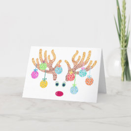 トナカイグリーティングカード シーズンカード