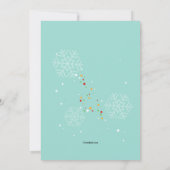 トナカイゲームズ ホリデーパーティー招待状 招待状 (裏面)