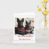 トナカイゲーム カード (黄色い花)