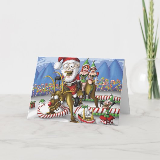 トナカイサンタ シーズンカード (正面)