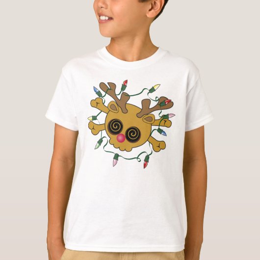 トナカイスカル Tシャツ (正面)