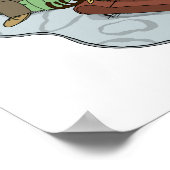 トナカイセラピー |休日おもしろい漫画 ポスター (角)