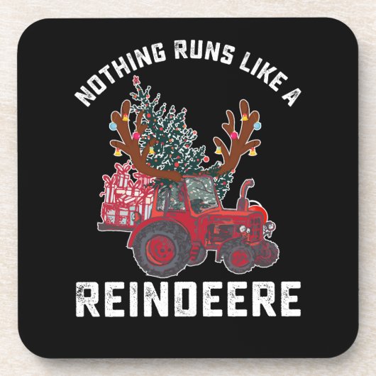 トナカイトラクター・トナカイ Nothing Runs Like A Reindeere コースター (正面)
