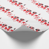 トナカイトレーニング ラッピングペーパー (角)