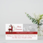 トナカイビジネス家族のフォトカード シーズンカード (スタンド正面)