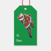 トナカイファンシーギフトラベル ギフトタグ (裏面)