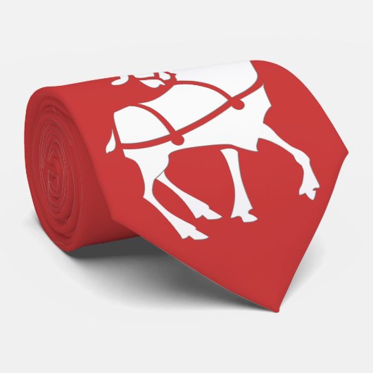 トナカイフェスティバルクリスマスネクタイ&ギフト ネクタイ (ロール)