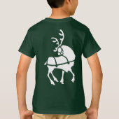 トナカイフェスティバルクリスマスKidのTシャツ Tシャツ (裏面)