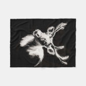 トナカイフリースブランケット フリースブランケット (正面(横))