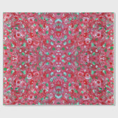 トナカイプリント包装紙 ラッピングペーパー (フラット)