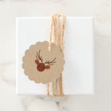 トナカイメッセージカード