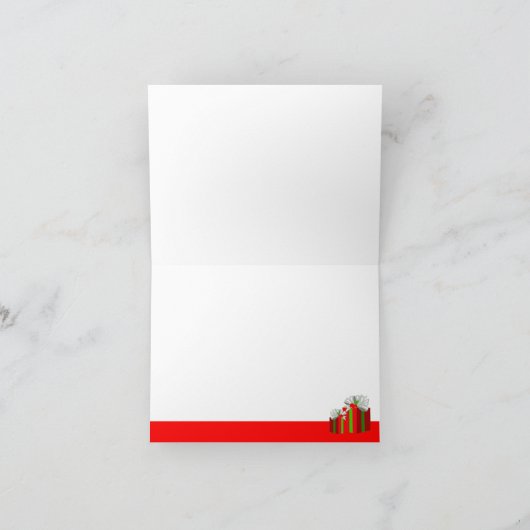 トナカイメリークリスマス追加フォトカード1 シーズンカード (内部)