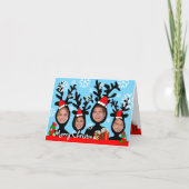 トナカイメリークリスマス追加フォトカード1 シーズンカード (正面)