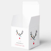 トナカイモダン白の赤い姓 フェイバーボックス (オープン)