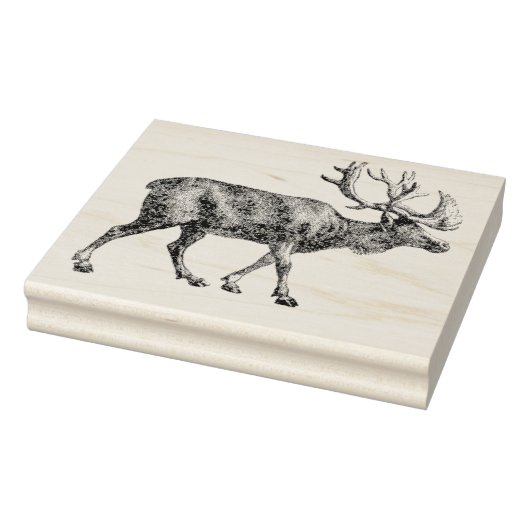 トナカイヴィンテージラバーアートスタンプ ラバースタンプ (スタンプ)