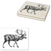 トナカイヴィンテージラバーアートスタンプ ラバースタンプ (押印)