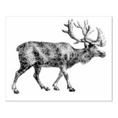 トナカイヴィンテージラバーアートスタンプ ラバースタンプ (インプリント)