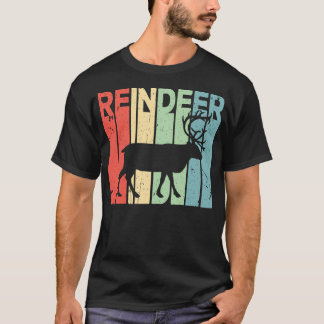 トナカイヴィンテージレトロ Tシャツ