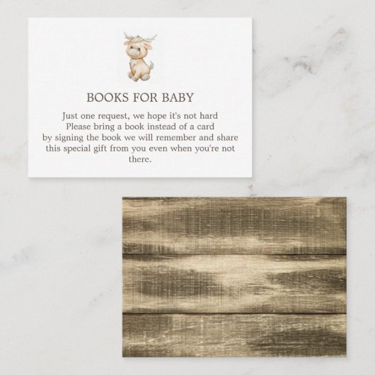 トナカイ予約カードを持ってきてね 名刺 (正面/裏面)