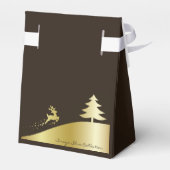 トナカイ付きゴールデンクリスマスツリー フェイバーボックス (裏面サイド)