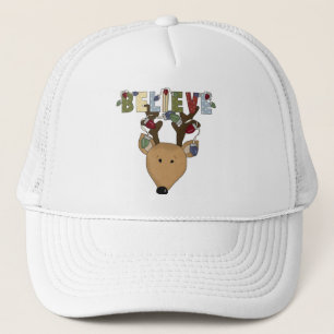 トナカイ信じホリークリスマスプライムシカル キャップ