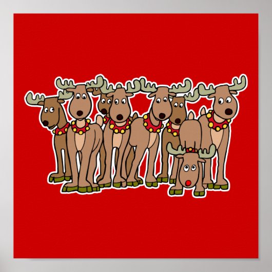 トナカイ全員 ポスター (正面)