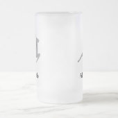 トナカイ全絞り フロストグラスビールジョッキ (中央)