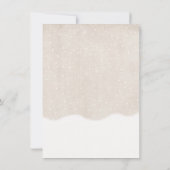 トナカイ冬のオネダーランド誕生日パーティー 招待状 (裏面)