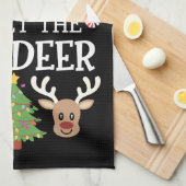 トナカイ分隊の家族のジョークを愛撫する可能性が最も高い キッチンタオル (四つ折り)