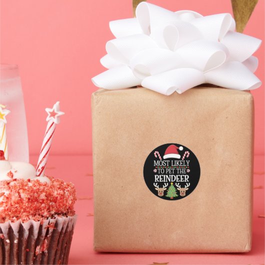 トナカイ分隊の家族のジョークを愛撫する可能性が最も高い ラウンドシール (パーティー)