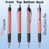 トナカイ可愛いおもしろいクリスマス鹿〔雄ジカの〕枝角ピンク🦌 ボールペン