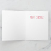 トナカイ名ビッグクリスマスカード カード (内部)