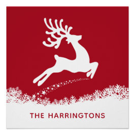 トナカイ名前をカスタムするポスター ポスター