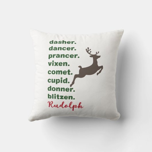 トナカイ名 クッション (裏面)
