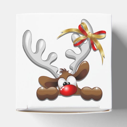 トナカイ困惑おもしろいクリスマスキャラクター フェイバーボックス (上部)