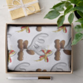 トナカイ困惑おもしろいクリスマスキャラクター 薄葉紙 (ギフト)