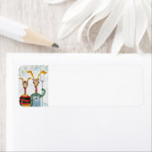 トナカイ差出人住所ラベル ラベル (インサイチュ)