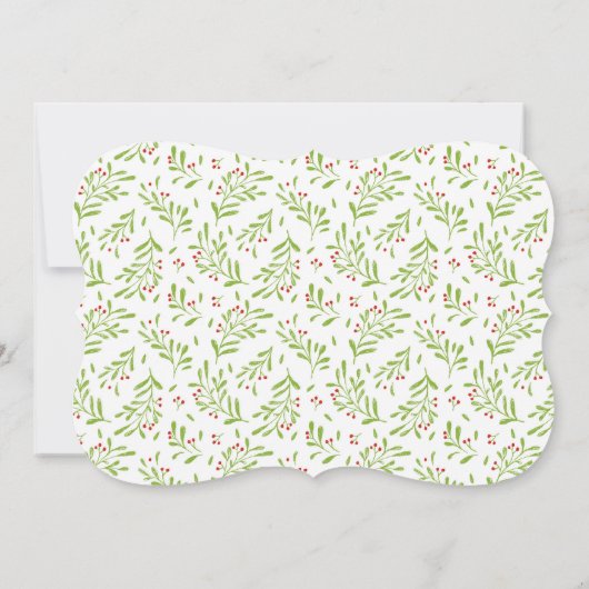 トナカイ性別リビールパーティの招待状 招待状 (裏面)