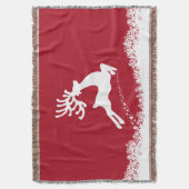 トナカイ投げ毛布 スローブランケット (正面縦)