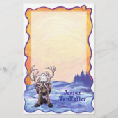 トナカイ文具 便箋 (正面)