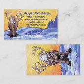 トナカイ文具 名刺 (正面/裏面)