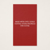 トナカイ料理カード (裏面)