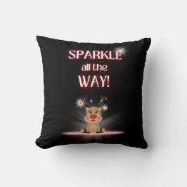 トナカイ枕を全開に輝く クッション