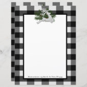 トナカイ水牛の格子文房具 (正面/裏面)