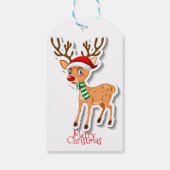 トナカイ漫画のギフトラベル ギフトタグ (裏面)
