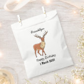 トナカイ漫画イラストレーション フェイバーバッグ (クリップ留めされた状態)