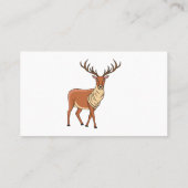 トナカイ漫画イラストレーション 名刺 (裏面)