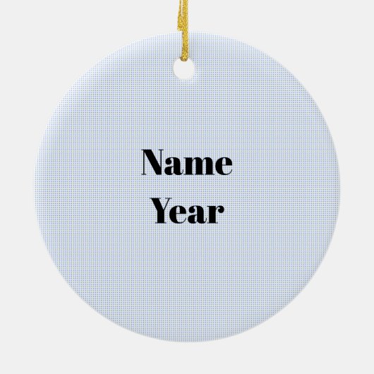 トナカイ着用ヤルムルケクリスムカオーナメント セラミックオーナメント (裏面)